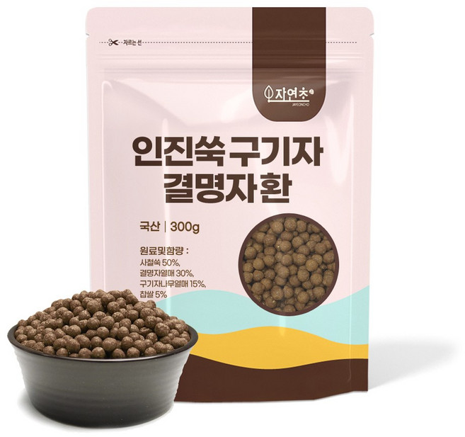인진쑥구기자결명자환 600g 인진쑥 구기자 결명자 환, 1개