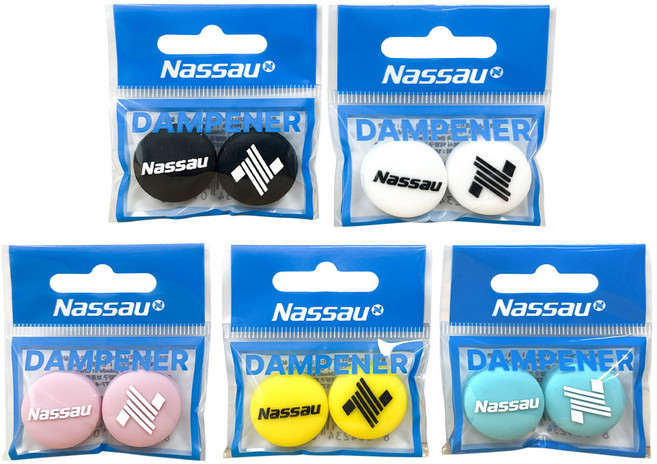 낫소 테니스 댐프너 세트(2개입) 엘보링, 1세트, 블랙