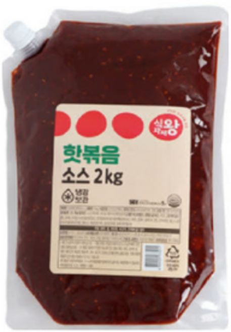 식자재왕 핫볶음소스, 5개, 2kg