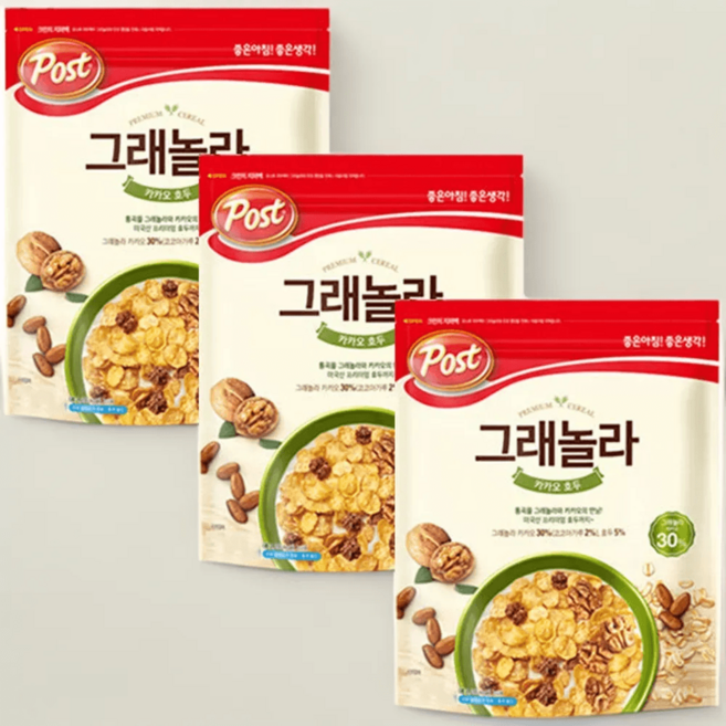 포스트 동서 카카오 호두, 300g, 3개