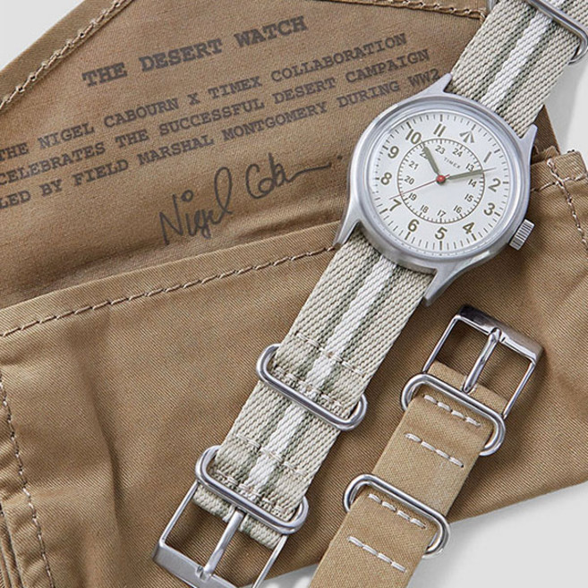 타이맥스 x 나이젤카본 DESERT WATCH 손목시계 804529-69000 베이지, 기본