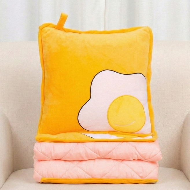 모레아오브제 귀여운 사계절 쿠션 담요 블랭킷 낮잠이불