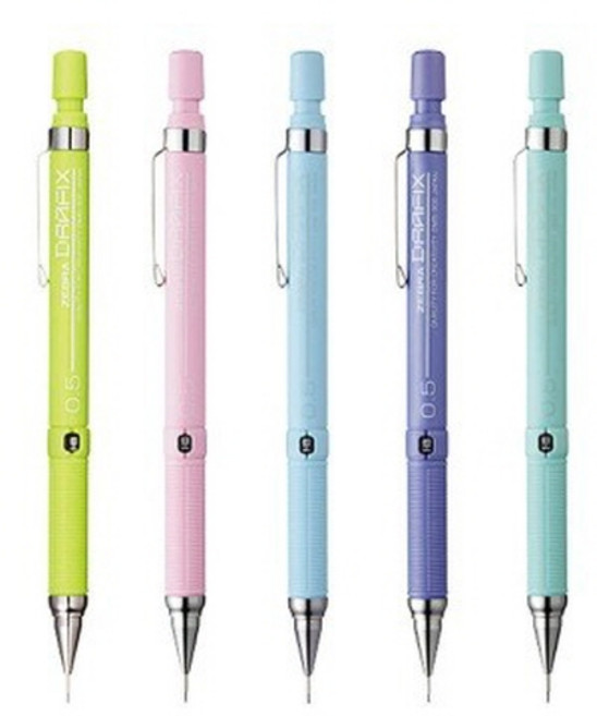 제브라 드라픽스 F(P) 파스텔 샤프 0.5mm, 파스텔핑크(PP)