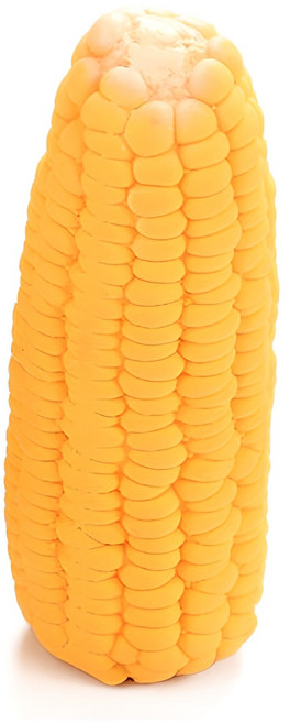 케이엠컴퍼니 애견 옥수수 삑삑이 라텍스장난감, 1개