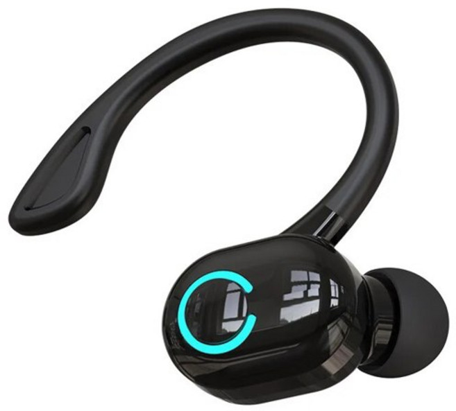 골전도보청기 음성 증폭기 블루투스 보청기 S10 새로운 이어폰 비즈니스 단일 귀 좋은 스포츠 범위 및 소음 감소 착용, [02] 블랙, 1개