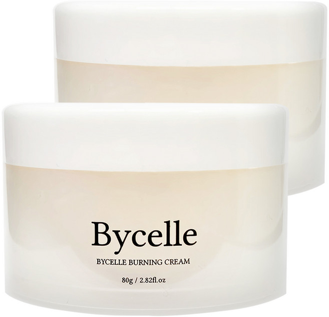 [바이셀르] 버닝크림 셀룰라이트 다이어트 마사지 온열 크림 80g, 2개