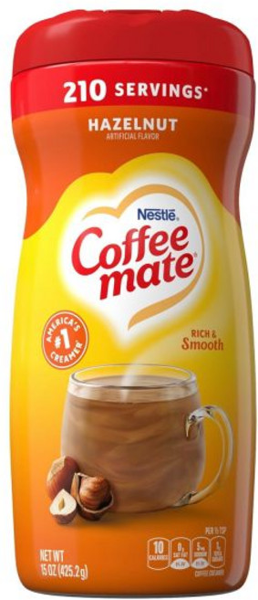Coffee Mate 커피 프림 크리머 네슬레 커피메이트 헤이즐넛 파우더, 1개, 1개