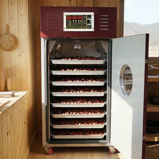 [경농산업]농산물 건조기 8칸 KNS-80A 전자동 전기식 농가형 녹차 메주 고추 미역, 건조기 KNS-80A