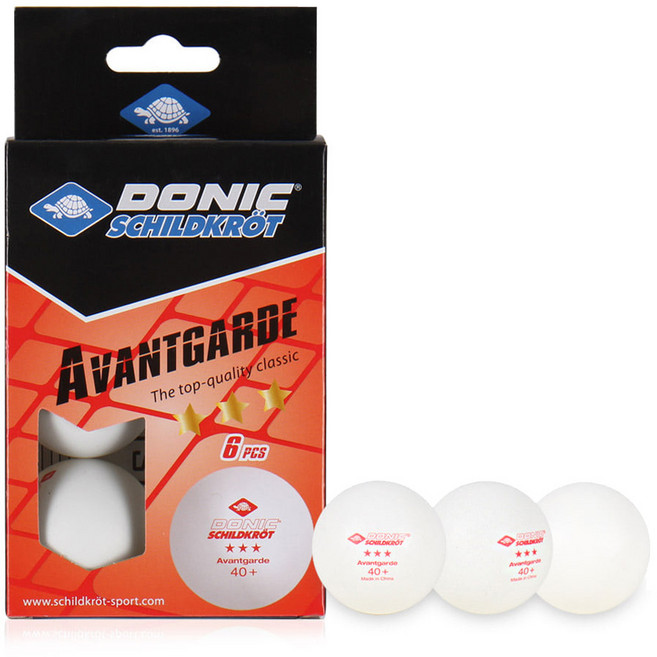 도닉 탁구공 AVANTGARDE 3성 40+ 6P 구기 탁구 경기용+한정사은품