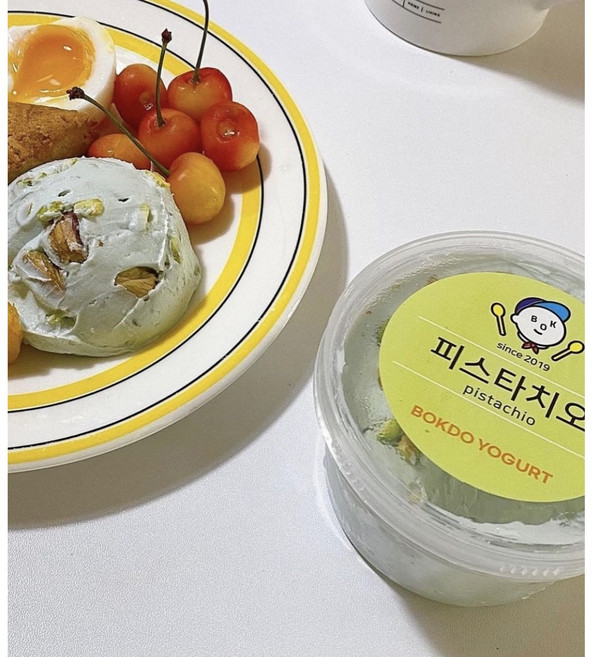 [복도요거트]피스타치오 수제 그릭요거트, 200g, 1개, 1개입