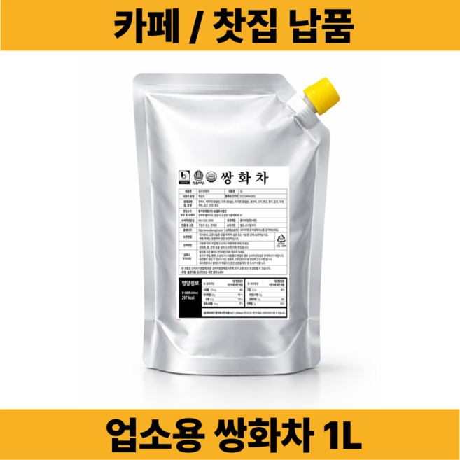 정읍 둥지쌍화차 업소용 대용량, 1개, 1개입, 1L