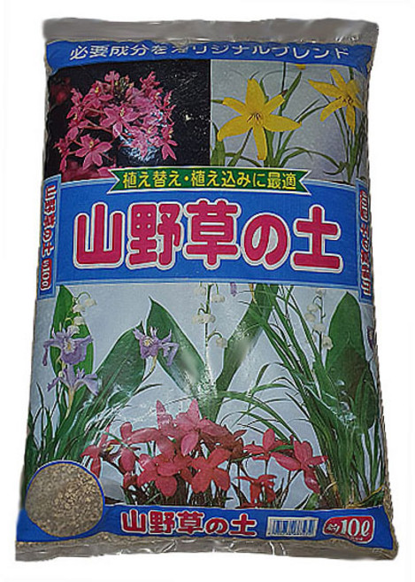 일본 산야초 세립 분갈이흙 란 다육이 야생화.분재 등 10lL, 1개