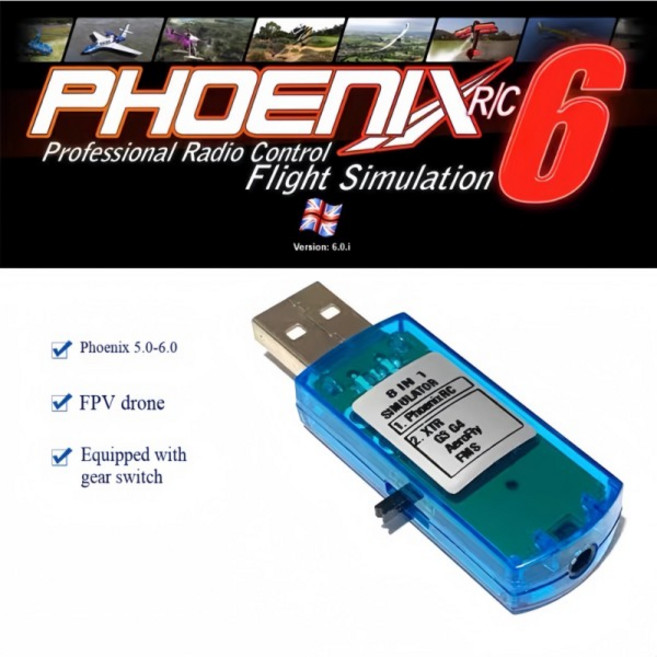 원격 조종 모형 비행기 시뮬레이터 8-in-1 피닉스 5 G3 XTR 고정익 FPV 드론 및 헬리콥터