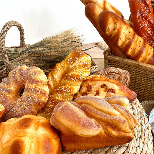 [왓위셀] 가짜 빵 모형 장식 촬영소품 베이커리 빵집 인테리어 디스플레이, 16. 스콘