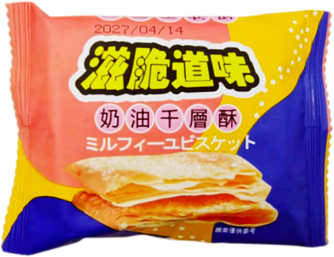 滋滋道味 奶油千層酥, 300g, 1套