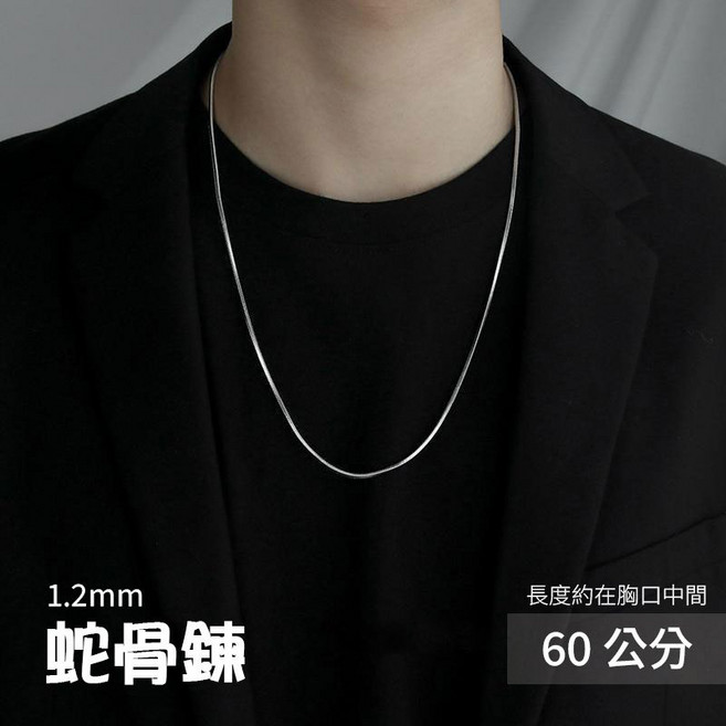 不鏽鋼項鍊 簡約項鍊 中性項鍊 情侶對鍊 蛇骨 麻花 莫比烏斯 銀色飾品 鈦鋼 鋼鈦 百搭飾品