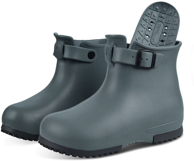 슈퍼카미트 남여공용 무중력 리버커리 더블 쿠션 아치서포트 버클 레인부츠