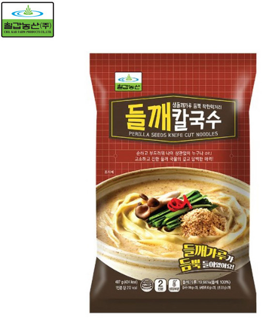 칠갑 들깨칼국수 387g 5개