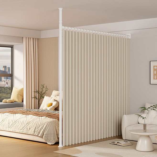 길이조절 파티션 암막 커튼 공간분리 스튜디오용, C02