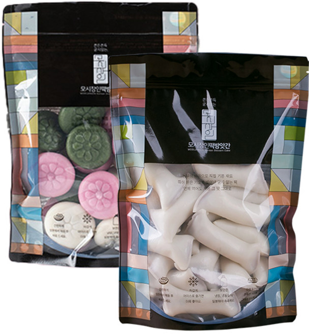 모시장인 굳지않는 백미앙꼬가래떡+꽃송편 1.6kg, 1개