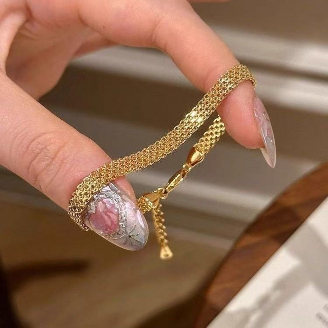 lk 핸운복쭈 변색없는 심플 티타늄 팔찌