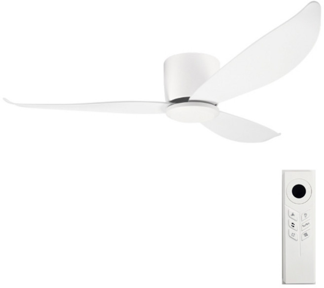 케이시조명 52인치 저소음 천장실링팬 리모컨 포함 무상A/S 2년 모터 5년 보장, 화이트 LED모듈X
