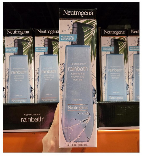 코스트코 Neutrogena 뉴트로지나 레인바스 리후레싱 샤워 & 바스젤 오션미스트향, 1개, 1.182L