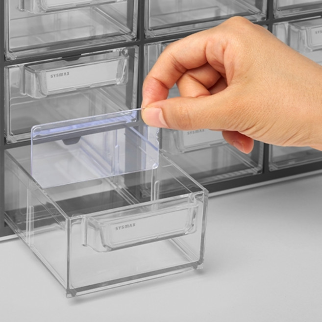 시스맥스 UP시스템 멀티박스 정리함 전용 칸막이 세트, 2세트, 소형20단 전용칸막이 [10개입]