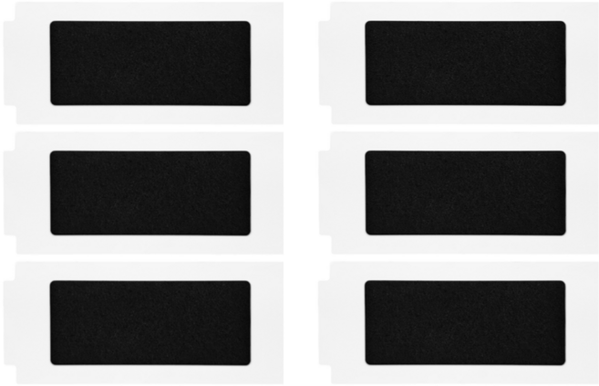 에코백스 T30 옴니 T30S 프로 T30S 콤보 필터 호환 소모품, 6개, T30 필터