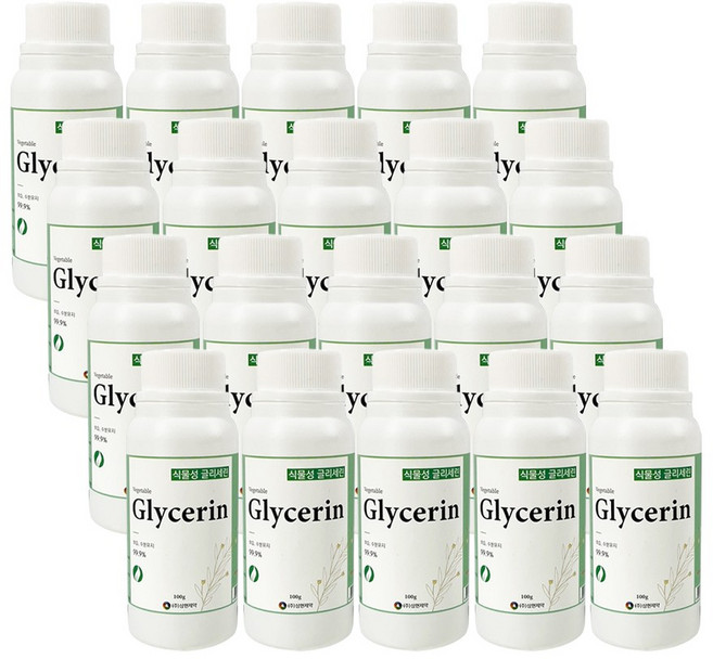 삼현제약 글리세린 100ml [20세트] 식물성용매 습윤제 비누재료, 20개