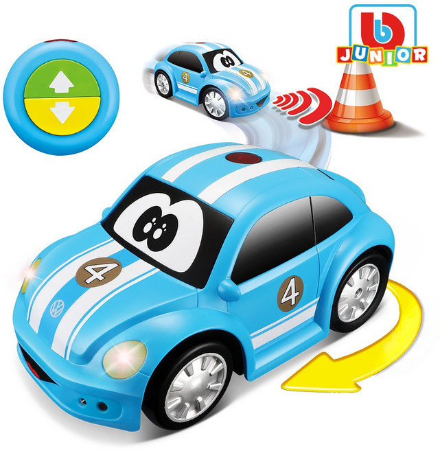 비비주니어 장애물 회피 RC카 - 폭스바겐 뉴 비틀 블루, 1개