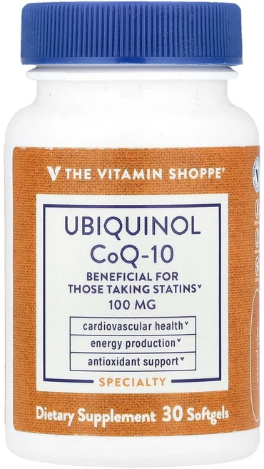 The Vitamin Shoppe 더 비타민 샵 유비퀴놀 30 소프트젤 코큐텐 CoQ10 영양제, The Vitamin Shoppe 더 비타민 샵 유비퀴, 1개, 30정 - 쿠팡