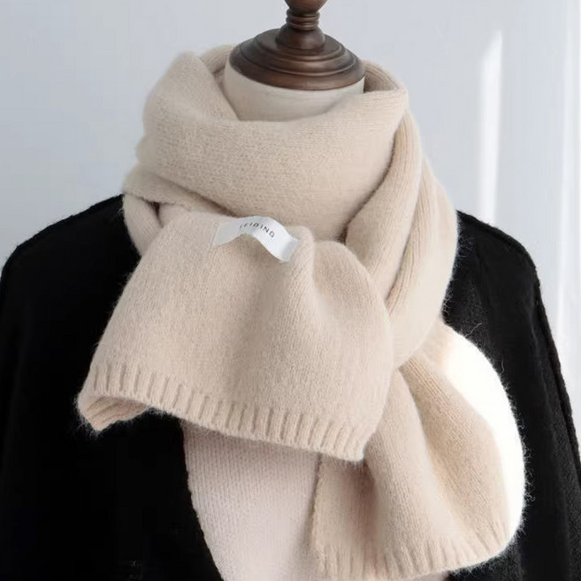 바바 소프트 울 니트머플러 겨울 목도리 무지 남녀공용