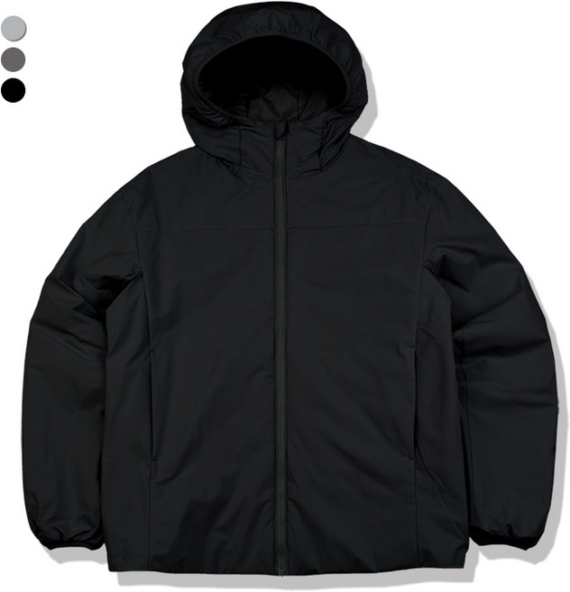 오마보이 남성용 봄가을 릴렉서블 후드 씬패딩