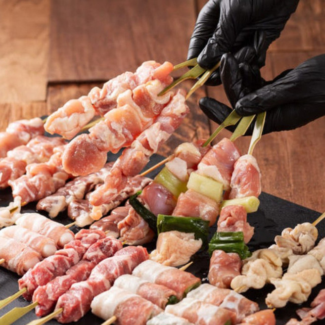 [아맛나매점] 캠핑엔 굽자 모듬꼬치(7종/12꼬치), 1세트, 470g