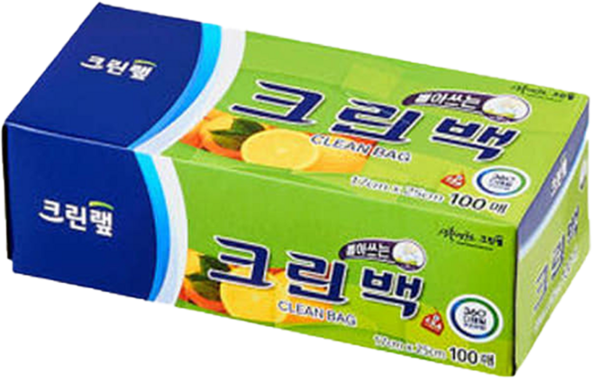 크린랩 뽑아쓰는 크린백 30cm x 45cm, 대(L), 100개입, 1개