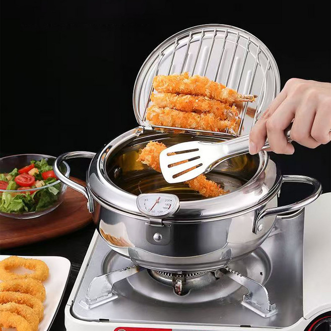 키친아트 인덕션 IH 튀김냄비, 201 스테인리스강, 1개