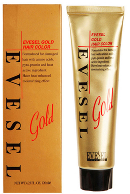 [이브셀] 골드 헤어컬러 120ml(6개당 대용량 산화제 1병), 베이지빛 아주연한 밝은 황갈색, 1개