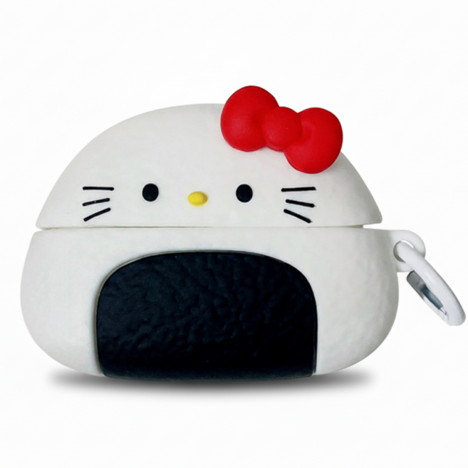 큐티캣 에어팟 케이스 4종 시리즈 귀여운 고양이 캐릭터 케이스, 심플큐티 캣, 에어팟프로1/2공용