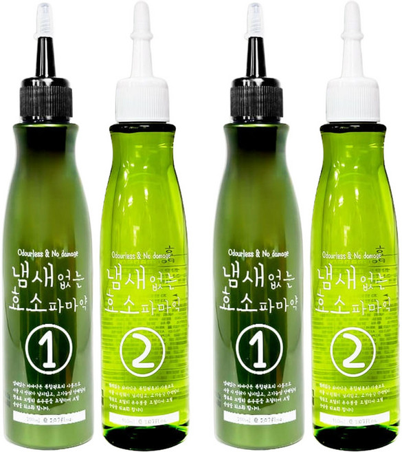 냄새없는 효소 파마약 1 2제, 150ml, 2개