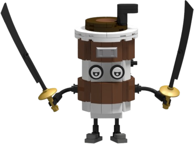 이탈리안 브레인롯 조립블럭 8시리즈 블록, 카푸치노아사시노, 1개