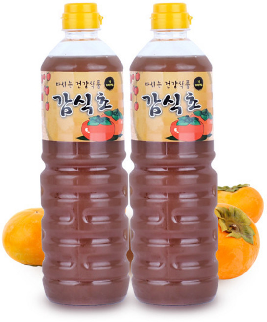 상주 3년숙성 감원액100% 감식초 1000ml x 2통, 2개, 1L