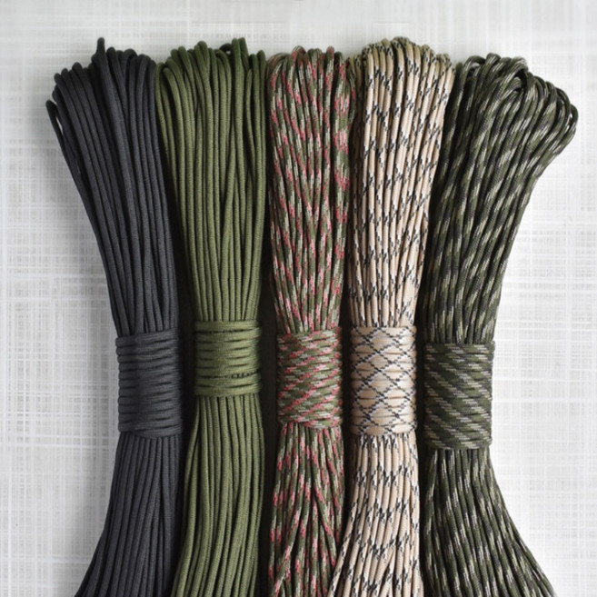 4mm 파라코드 다용도 로프 랜야드 커스텀 끈 밧줄