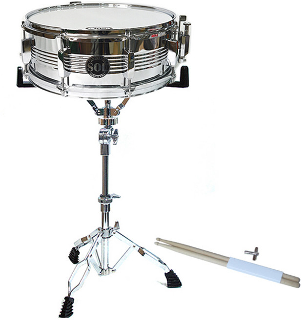 SOL 스틸 스네어드럼/작은북 14인치세트 (스탠드 포함), 1개, JBS1057(스탠드포함)
