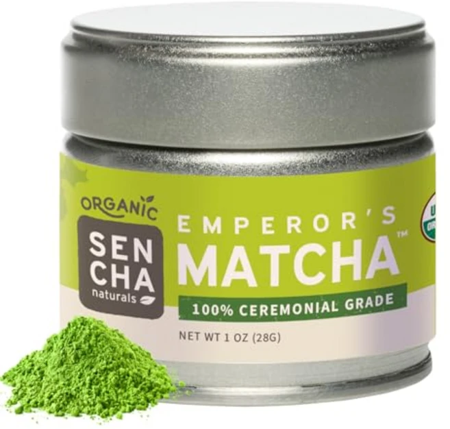 SEN CHA Naturals 유기농 의식 등급 말차 파우더 정품 일본 녹차 첫 수확 요리 티 28.3g1온스 틴 1팩, Matcha, 1 oz, 1개, 28g - 쿠팡