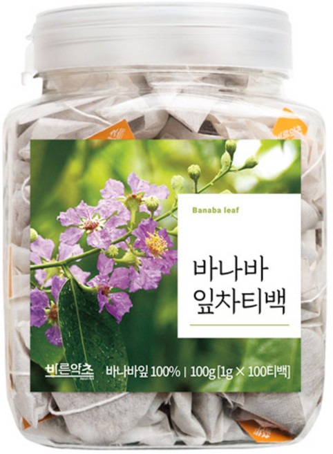 바른약초 볶은 바나바 잎차 삼각티백, 1g, 100개입, 1개