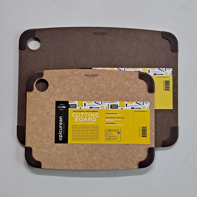 에피큐리언 도마 실리콘그립도마 치수(중 대 특대)선택 색상선택, 내츄럴_특대(44x33cm), 1개