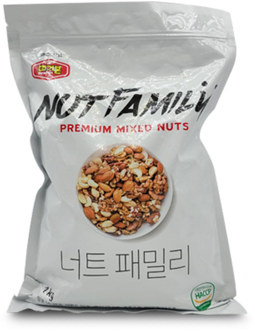 머거본 너트패밀리 1kg 견과류 육포 아몬드 호두 피스타치오tlrvna199, 1개