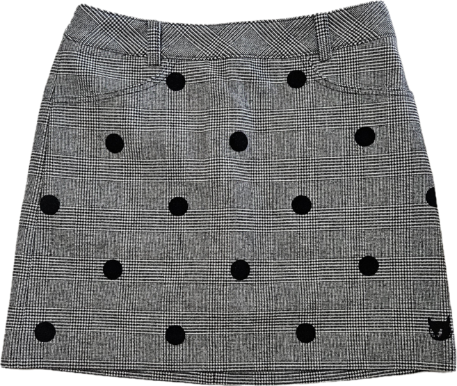 왁 골프웨어 여성 스커트 도트 포인트 고급스러운 치마 WKCW-8705 아울렛
