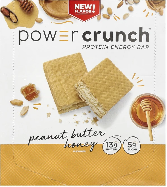 지금 곧 품절됩니다 BNRG Power Crunch 단백질 에너지 바 피넛 버터 꿀 12개입 개당 40g(1.4oz) 서둘러주시면 감사하겠습니다, BNRGPowerCrunch단백질에너지바피넛버터꿀12개, 40g - 쿠팡